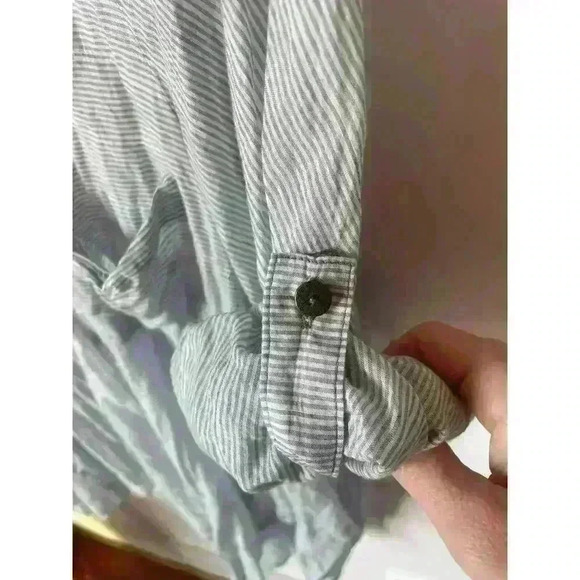 Free People Put Your Back Into It Lace Back Shirt, M - Picture 10 of 10